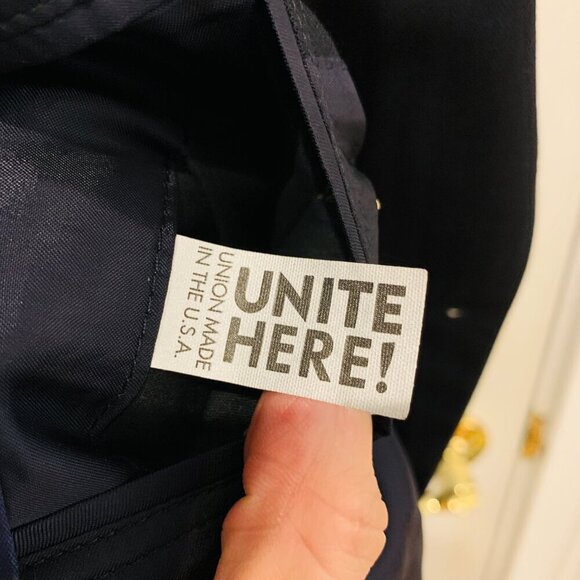 MILANO SAXXON 1818 Brooks Brothers Men's Dark Navy Blue Striped Suit 44R $1,395 - Picture 11 of 16